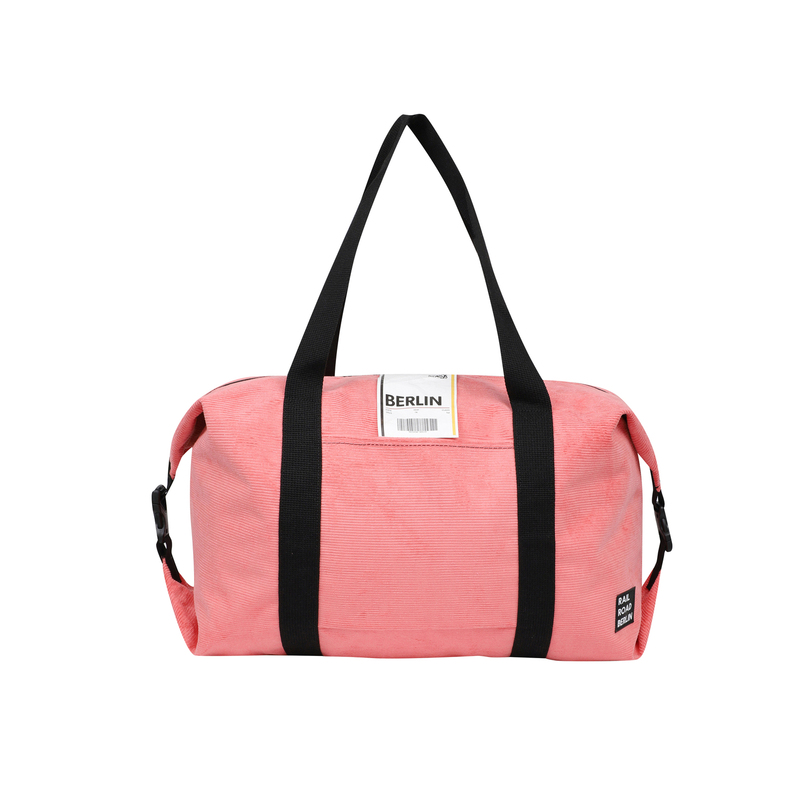 > 레일로드베를린 > BAG > Travel Big Bag > Corduroy > 레일로드베를린 Corduroy Pink Traveling Big Bag 