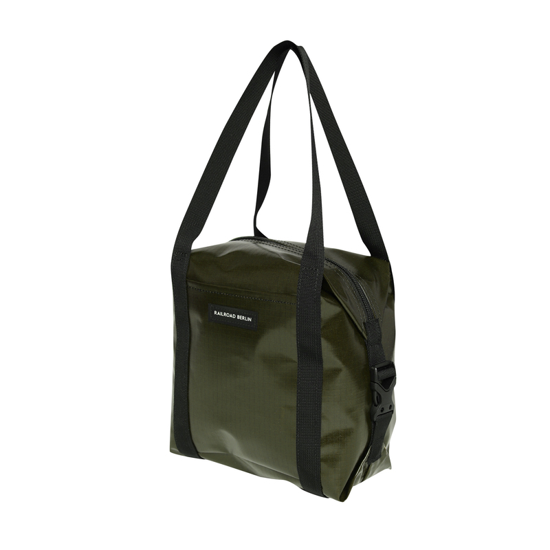 > 레일로드베를린 > BAG > Mini Bag > Nylon Rip > 레일로드베를린 NylonRip Khaki Mini Bag 