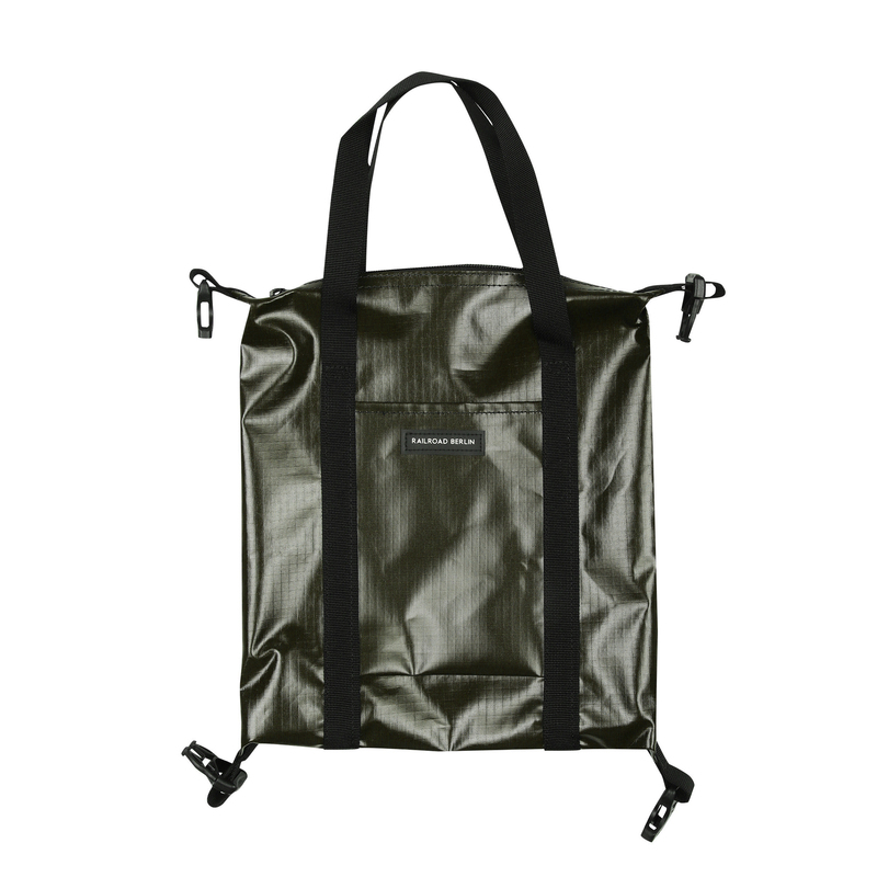 > 레일로드베를린 > BAG > Mini Bag > Nylon Rip > 레일로드베를린 NylonRip Khaki Mini Bag 