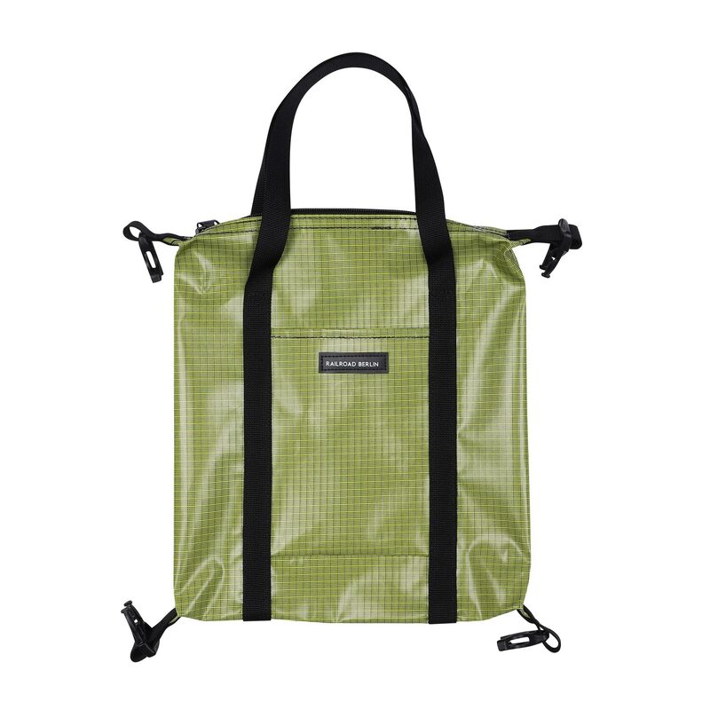 > 레일로드베를린 > BAG > Mini Bag > Nylon Rip > 레일로드베를린 NylonLip Lime Mini Bag 