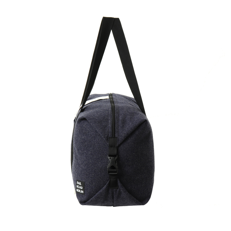 > 레일로드베를린 > BAG > Travel Big Bag > Felt > 레일로드베를린 Felt Blue Traveling Big Bag 